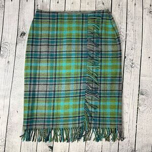 J. JILL Wool Blend Plaid Shirt